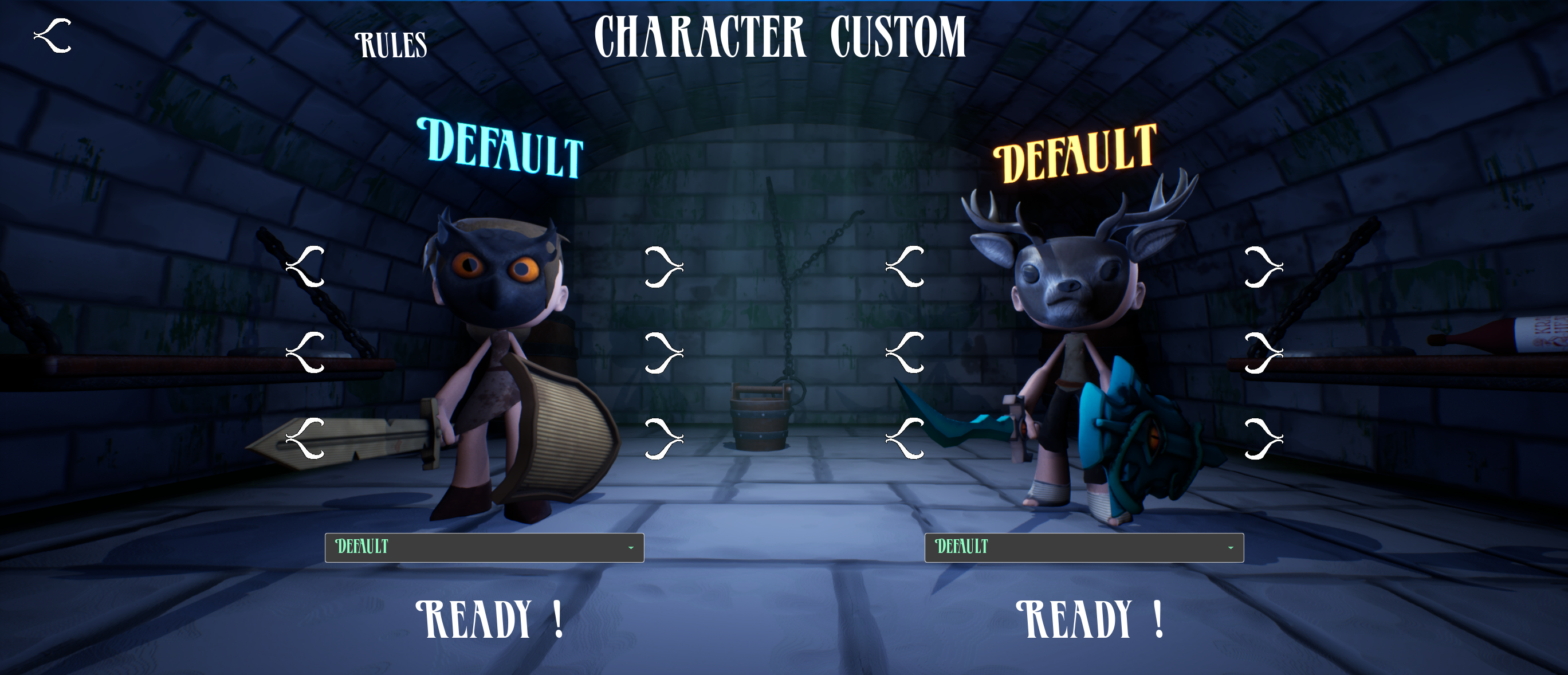 Menu Player Customisation